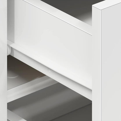 Skänk Vit med låda 120 x 36 x 69 cm