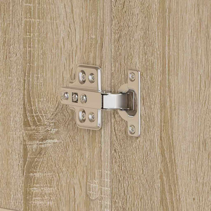 Skoskåp med dörr Brun 80 x 39 x 180 cm Konstruerat trä