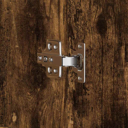 Skoskåp med dörr Brun 80 x 39 x 180 cm Konstruerat trä