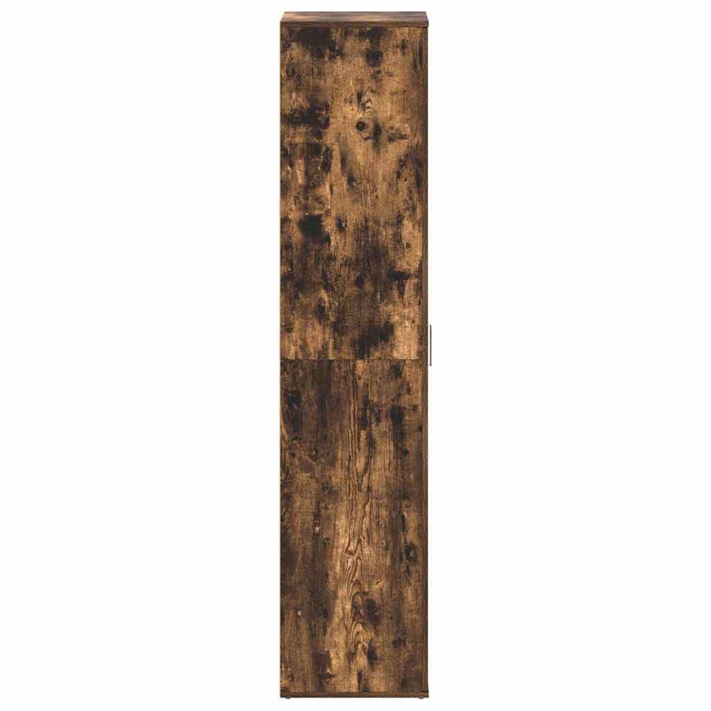 Skoskåp med dörr Brun 80 x 39 x 180 cm Konstruerat trä