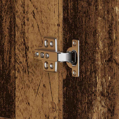 Skoställ Brun Skoskåp med dörr 80 x 39 x 180 cm