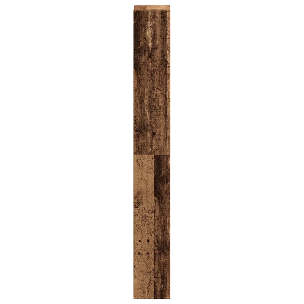 Skåp för skor Gammalt trä 80 x 21 x 163.5 cm Konstruerat trä