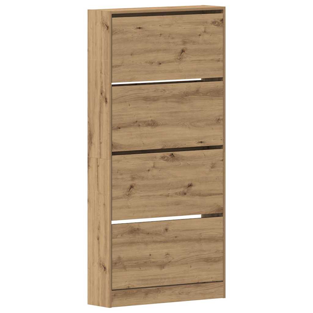 Skåp för skor artisan ek 80 x 21 x 163.5 cm Konstruerat trä