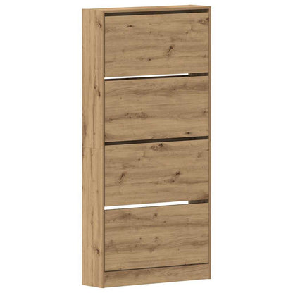 Skåp för skor artisan ek 80 x 21 x 163.5 cm Konstruerat trä