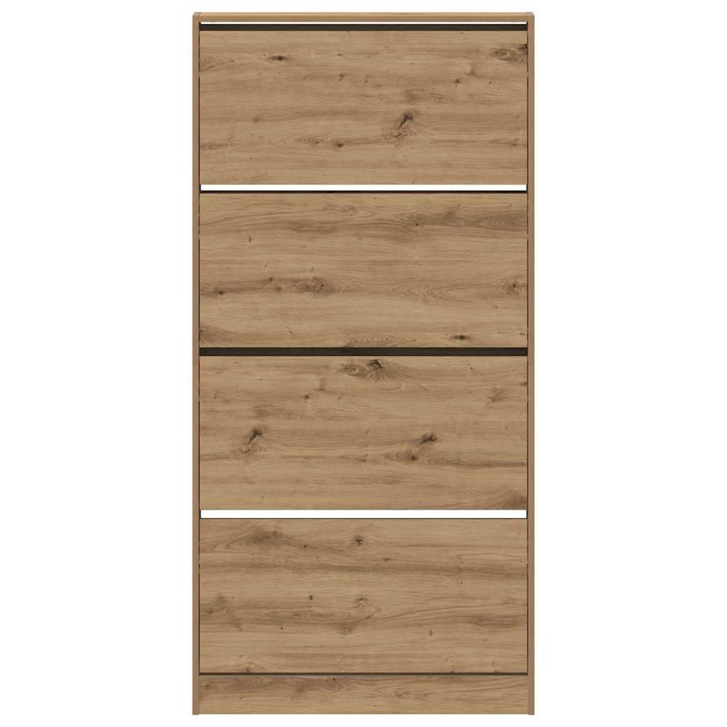 Skåp för skor artisan ek 80 x 21 x 163.5 cm Konstruerat trä