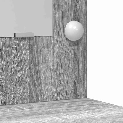 Sminkbord Smyckebord med låda Ljusgrå 78.5 x 41 x 135 cm