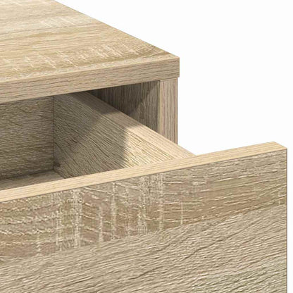 Smyckebord med låda 2 pcs Brun 40 x 41 x 75 cm Konstruerat trä