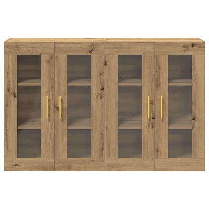 Väggskåp 2 pcs artisan ek 69.5 x 34 x 90 cm Konstruerat trä