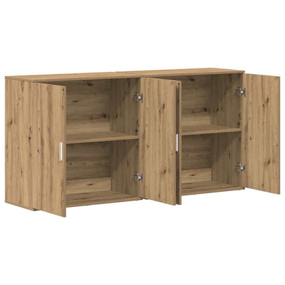 Skåp 2 pcs artisan ek 79 x 38 x 80 cm Konstruerat trä