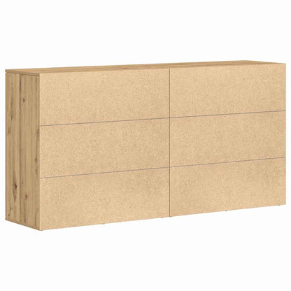 Skåp 2 pcs artisan ek 79 x 38 x 80 cm Konstruerat trä