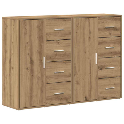 Skåp med låda 2 pcs artisan ek 60 x 31 x 84 cm Konstruerat trä