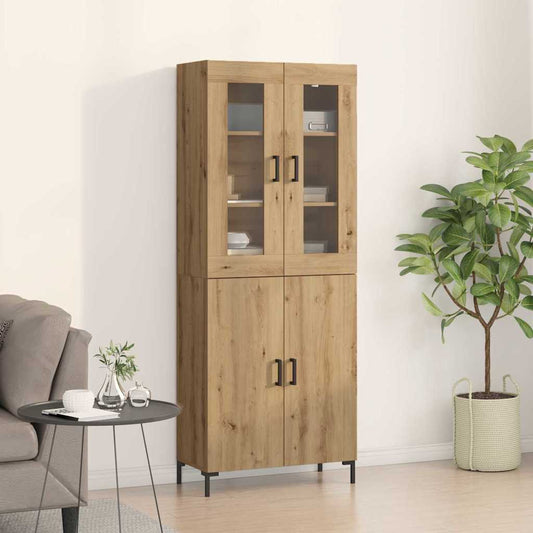 Skåp 2 pcs artisan ek 69.5 x 34 x 180 cm Konstruerat trä
