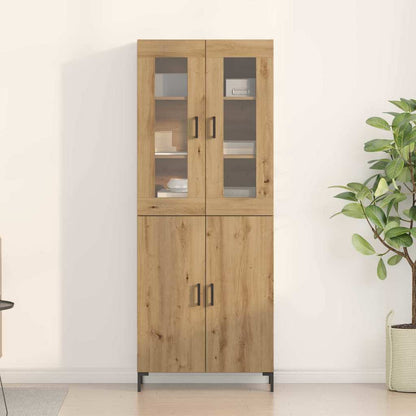 Skåp 2 pcs artisan ek 69.5 x 34 x 180 cm Konstruerat trä