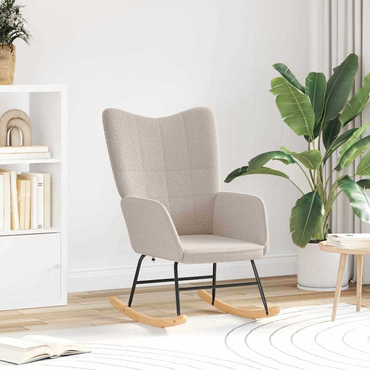 Fåtölj Ljusgrå 61 x 78 x 98 cm tyg