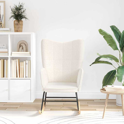 Fåtölj Kräm 61 x 78 x 98 cm tyg