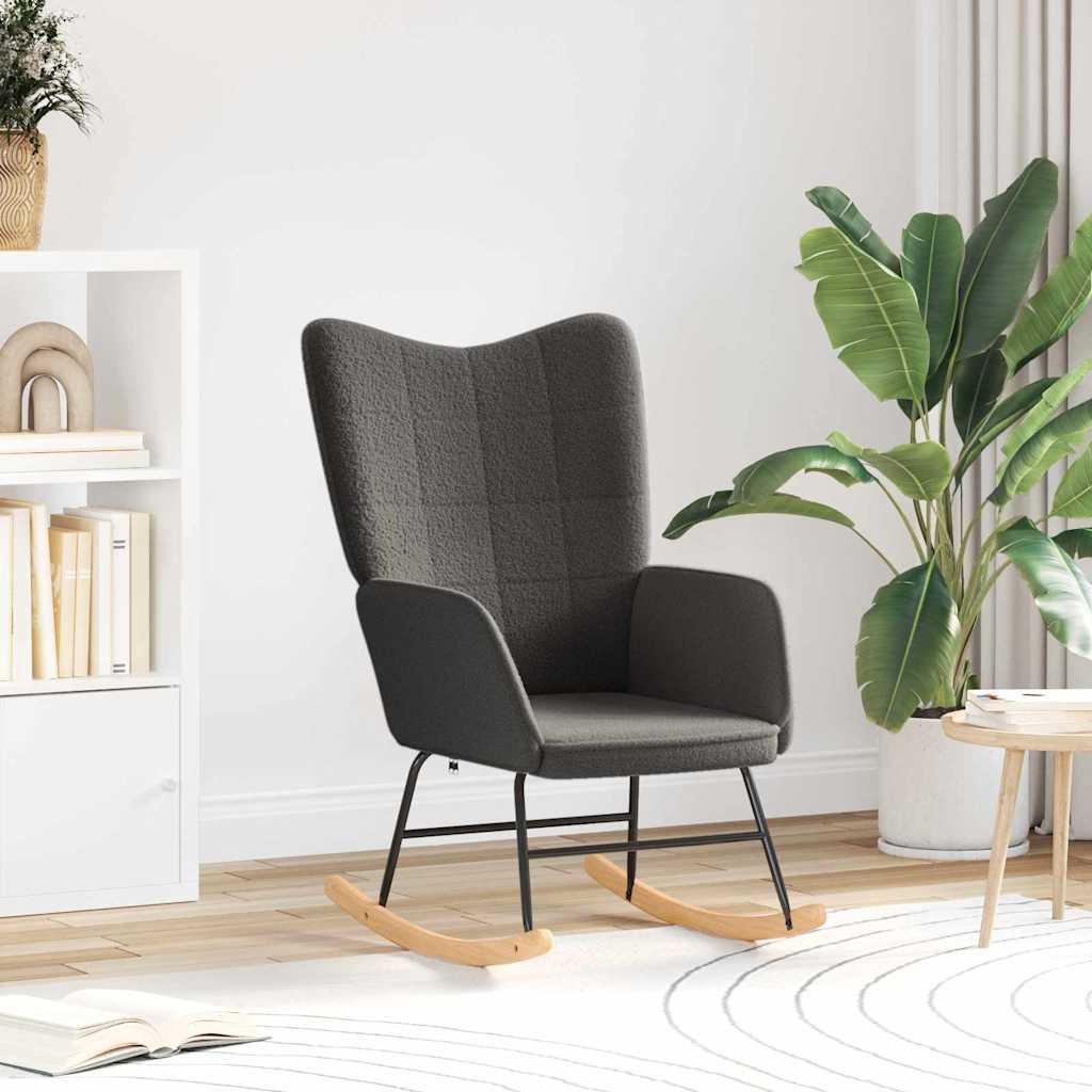 Fåtölj Mörkgrå 61 x 78 x 98 cm tyg