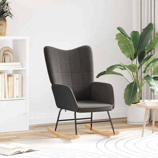 Fåtölj Mörkgrå 61 x 78 x 98 cm tyg