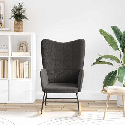 Fåtölj Mörkgrå 61 x 78 x 98 cm tyg