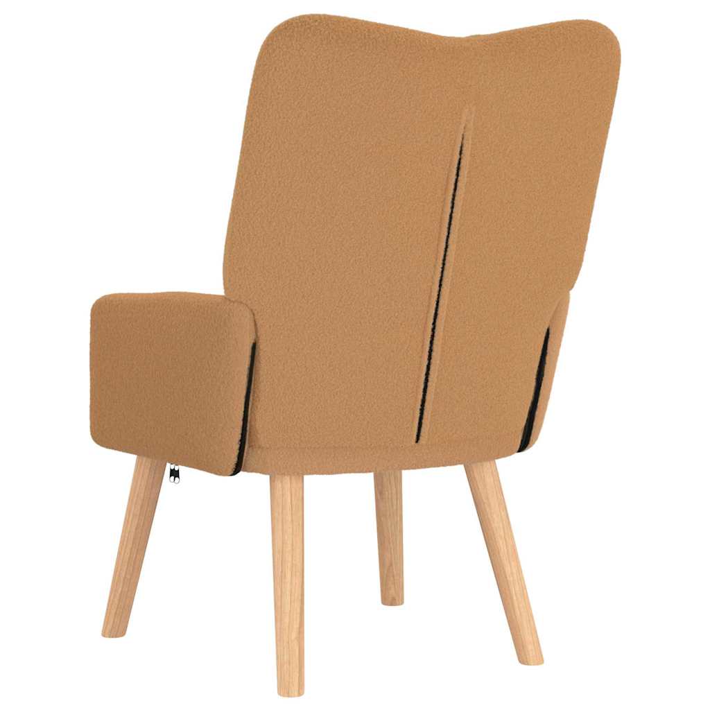 Fåtölj Beige 63 x 67 x 94 cm tyg