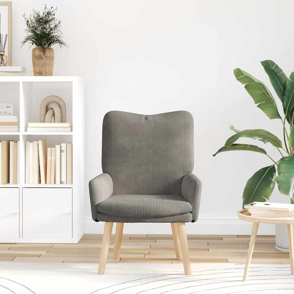 fåtölj Ljusgrå 63 x 67 x 94 cm Sherpa tyg