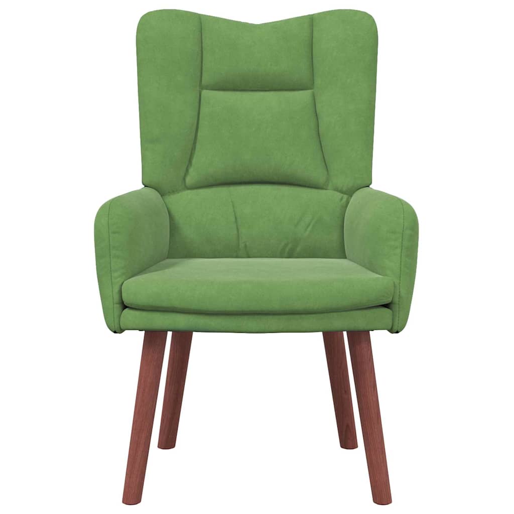Fåtölj Grön Ljusgrön 63 x 67 x 94 cm Sammet