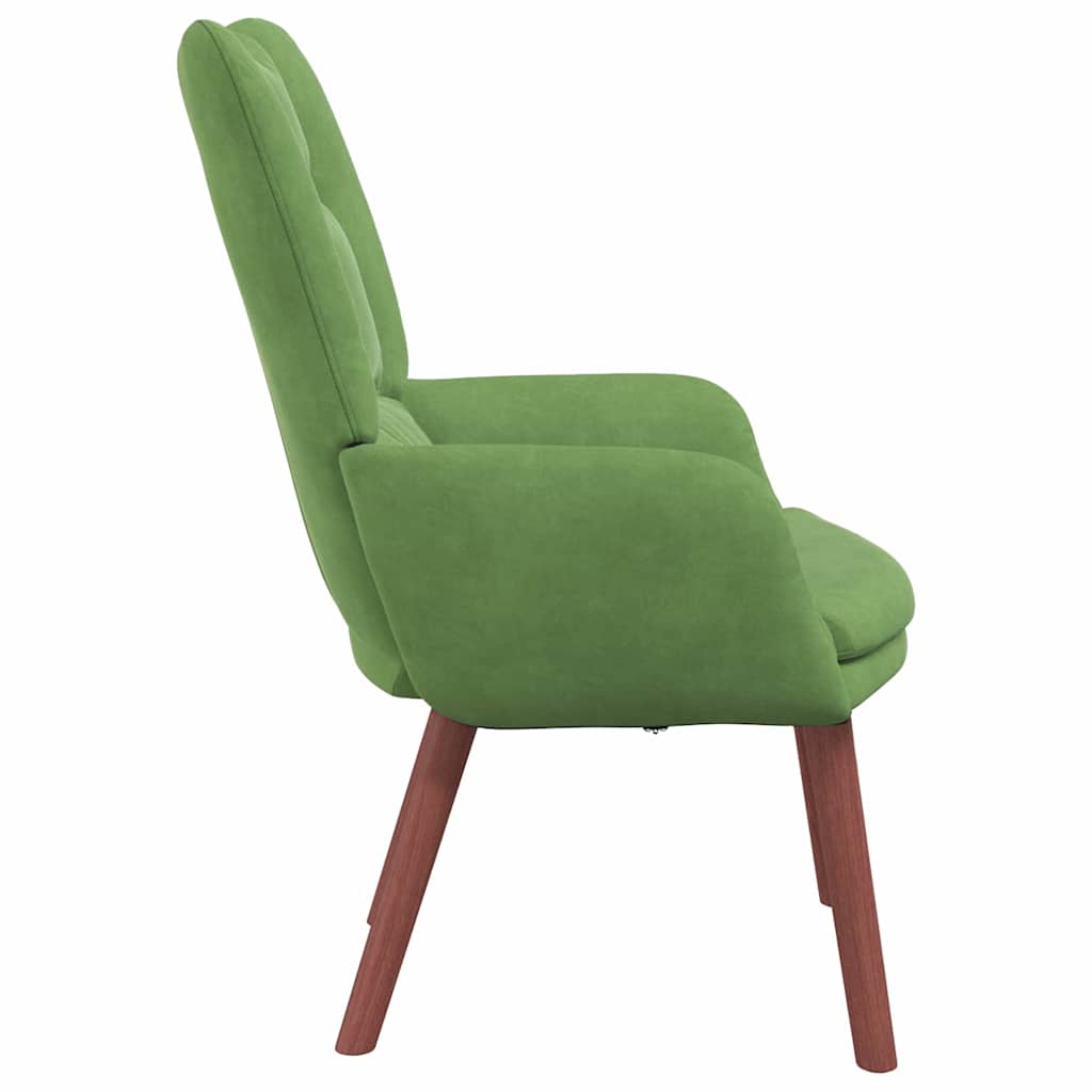 Fåtölj Grön Ljusgrön 63 x 67 x 94 cm Sammet