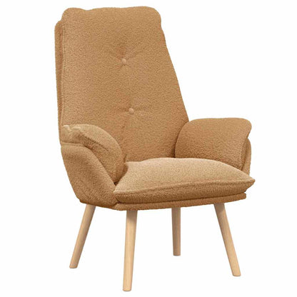 Avkopplande stol Beige 69 x 74 x 93 cm tyg