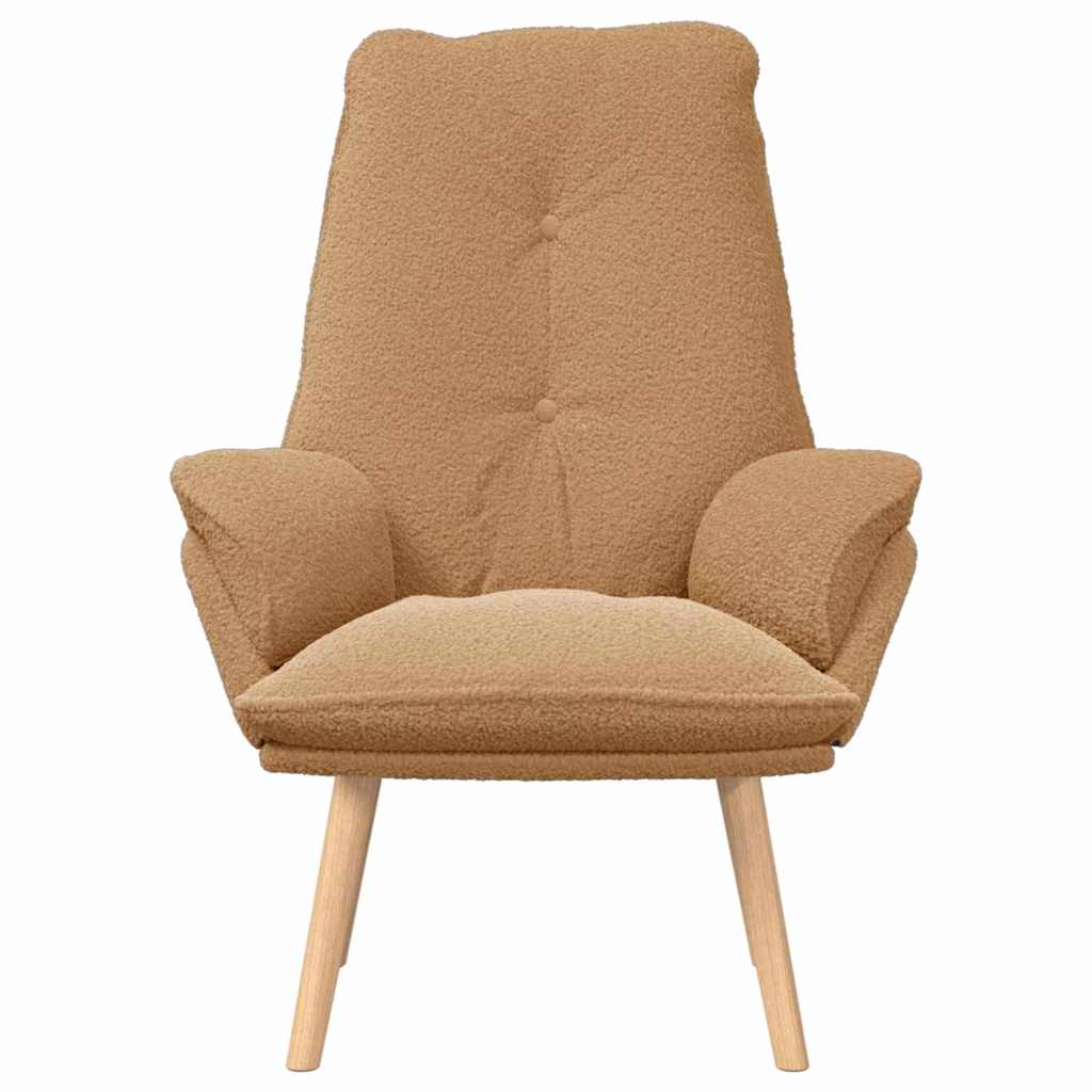 Avkopplande stol Beige 69 x 74 x 93 cm tyg