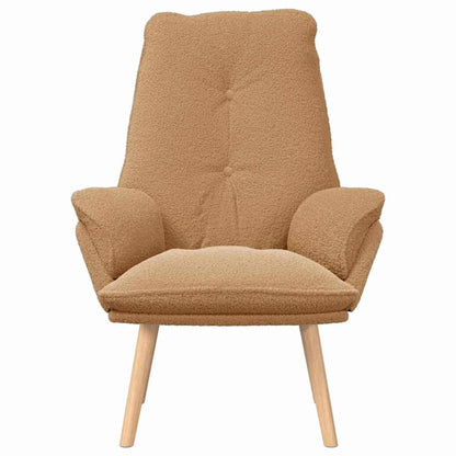 Avkopplande stol Beige 69 x 74 x 93 cm tyg