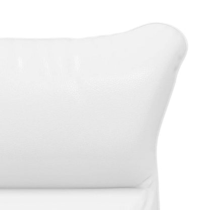 Fåtölj Vit 69 x 74 x 93 cm Konstläder