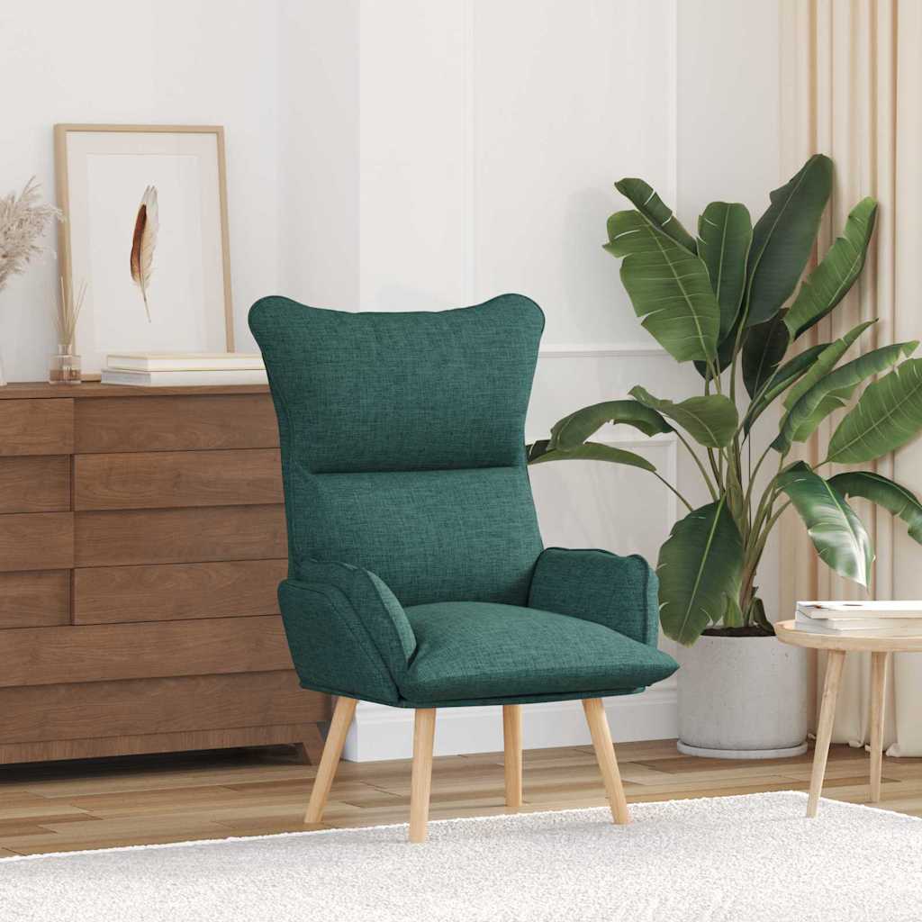 Fåtölj Grön Mörkgrön 69 x 74 x 93 cm tyg