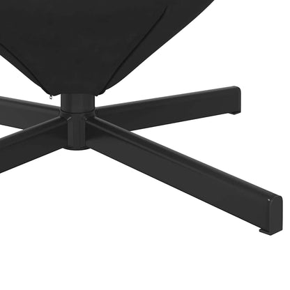 Fåtölj Svart Äggfåtölj 63 x 73 x 90 cm Sammet