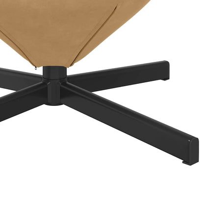 Fåtölj Brun Äggfåtölj 63 x 73 x 90 cm Sammet