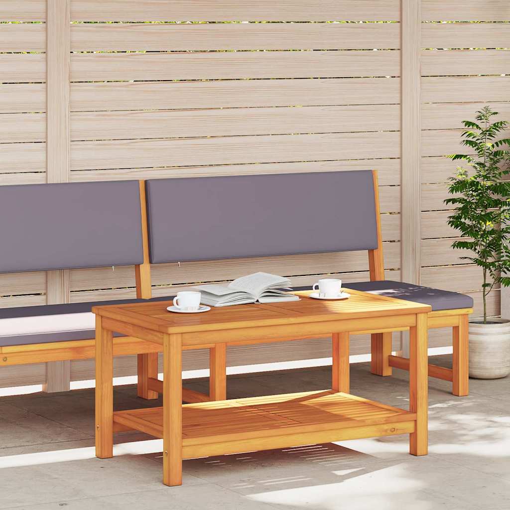 Soffbord Brun 110 x 55 x 45 cm massivt akacia