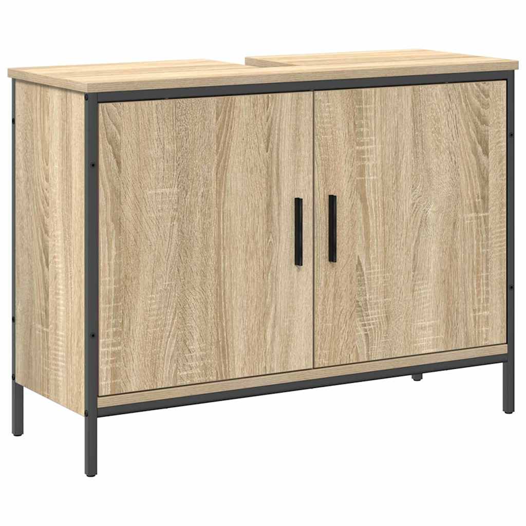 Badrumsmöbelset 3 pcs Brun 60 x 30 x 60 cm Konstruerat trä