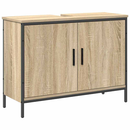 Badrumsmöbelset 3 pcs Brun 60 x 30 x 60 cm Konstruerat trä