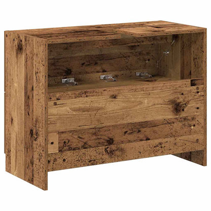 Badrumsunderskåp Åldrat Trä 78 x 37 x 59 cm