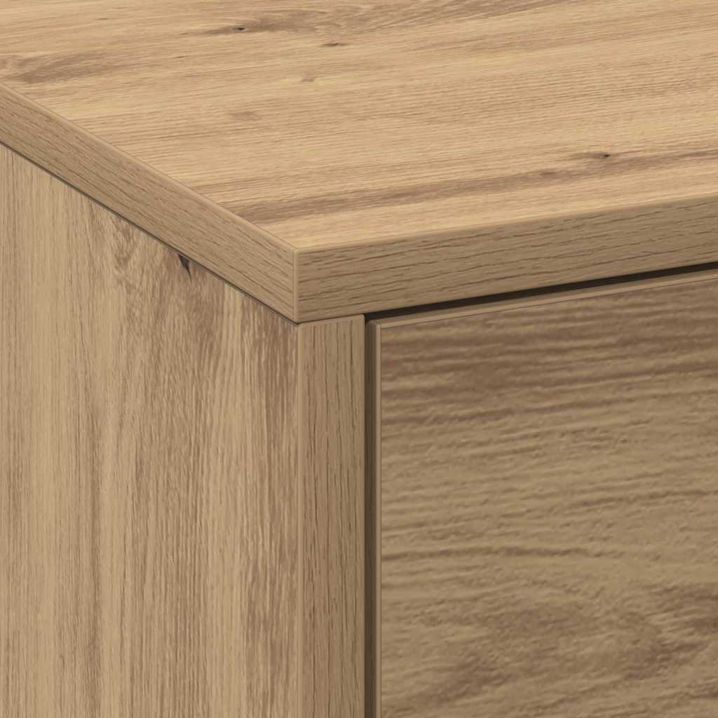 TV-Möbel Brun TV-Bänk med låda Artisan Ek 140 x 34 x 40 cm