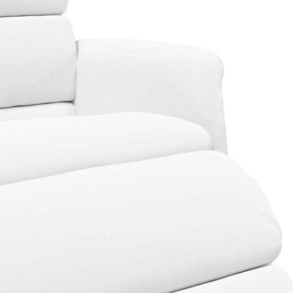 Fåtölj Vit Reclinerfåtölj 71 x 98 x 106 cm Konstläder
