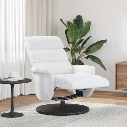 Fåtölj Vit Reclinerfåtölj 71 x 98 x 106 cm Konstläder