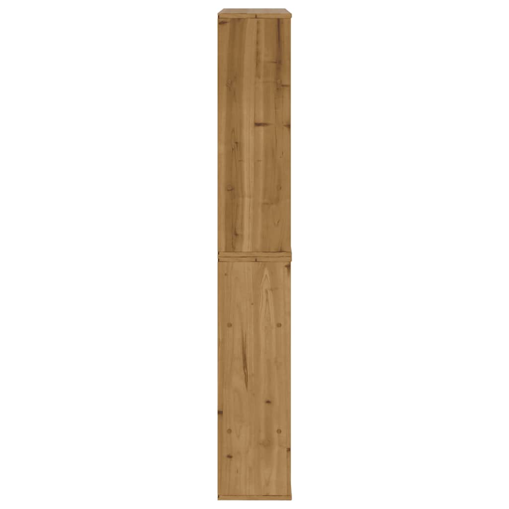 Skåp Trä 4 st "ODDA" 40x24x79 cm massivt Trä furu