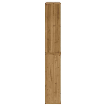 Skåp Trä 4 st "ODDA" 40x24x79 cm massivt Trä furu