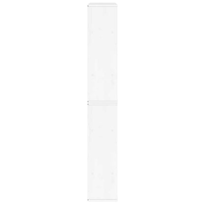 Skåp Vit 4 st "ODDA" 40x24x79 cm massiv Trä furu