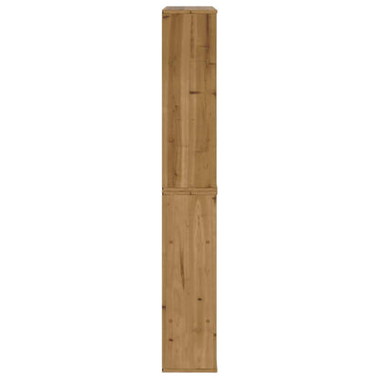 Skåp Trä 6 st "ODDA" 40x24x79 cm massivt Trä furu