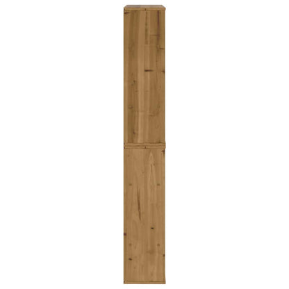 Skåp Trä 5 st "ODDA" 40x24x79 cm massivt Trä furu