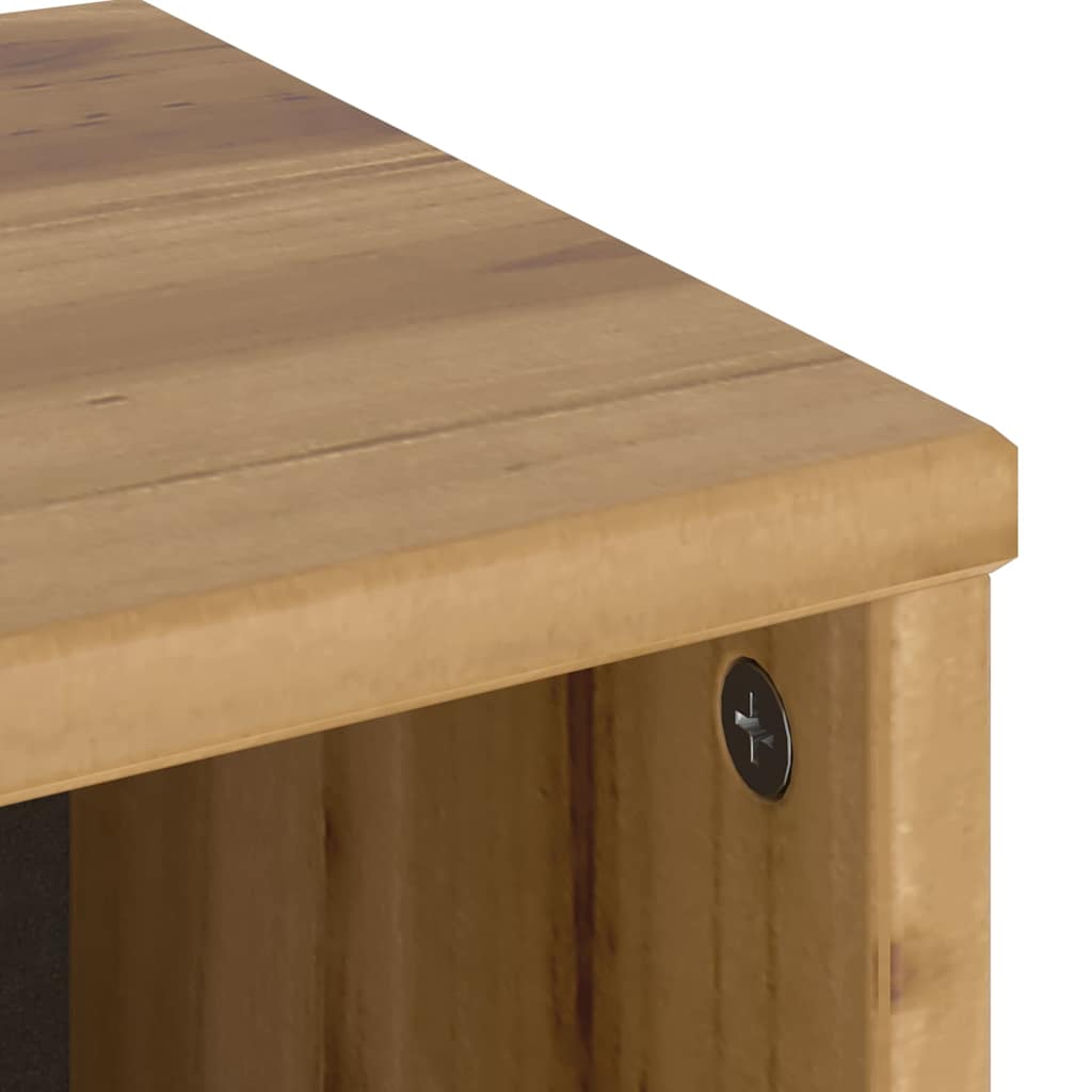 Skåp Trä 5 st "ODDA" 40x24x79 cm massivt Trä furu