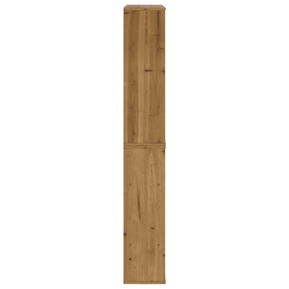 Skåp Trä 5 st "ODDA" 40x24x79 cm massivt Trä furu