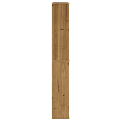 Skåp Trä 5 st "ODDA" 40x24x79 cm massivt Trä furu