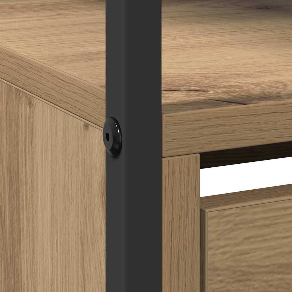 Skoförvaringsskåp artisan ek 100 x 34 x 112 cm Konstruerat trä