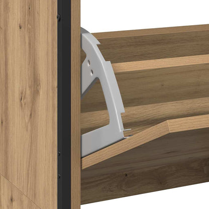 Skoförvaringsskåp artisan ek 100 x 34 x 112 cm Konstruerat trä